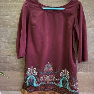Be Bop Maroon Versital Dress